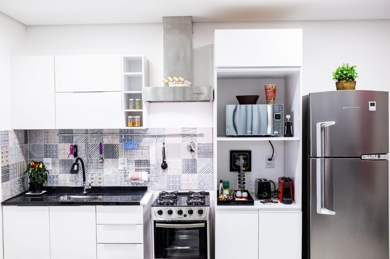 Loft Design, Amplo, Modern Com Ar Condicionado Em Alto De Pinheiros Apartment Sao Paulo Bagian luar foto