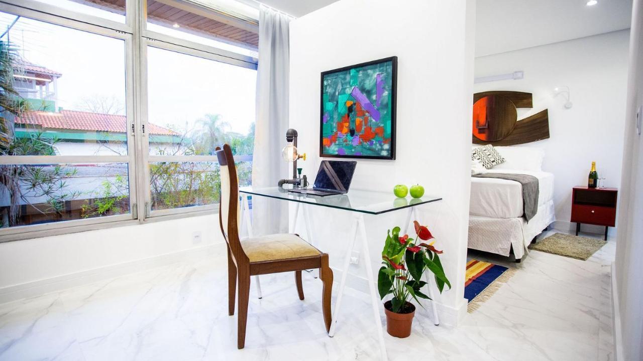 Loft Design, Amplo, Modern Com Ar Condicionado Em Alto De Pinheiros Apartment Sao Paulo Bagian luar foto