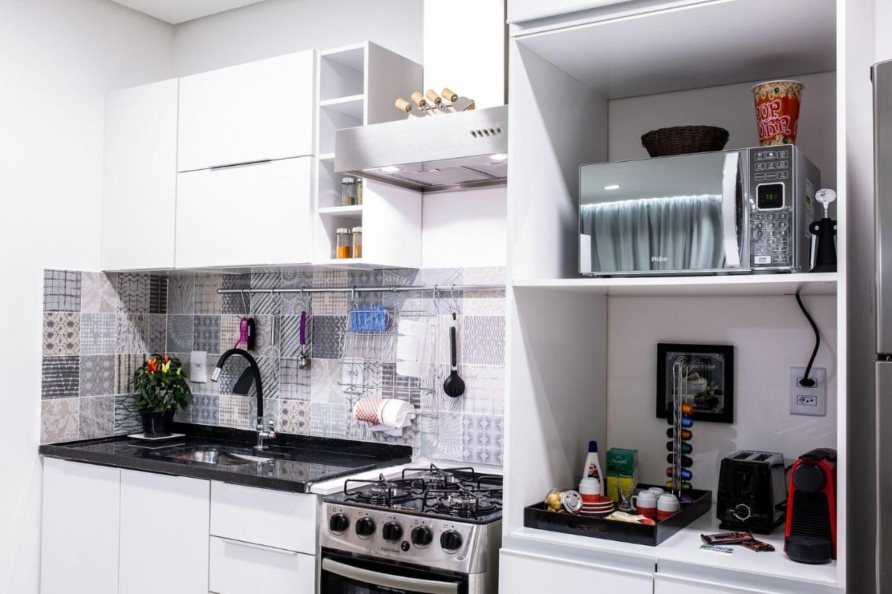 Loft Design, Amplo, Modern Com Ar Condicionado Em Alto De Pinheiros Apartment Sao Paulo Bagian luar foto