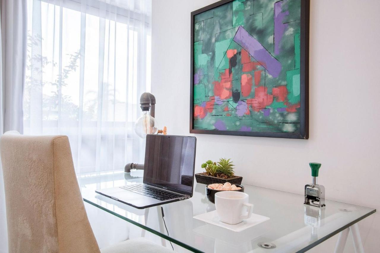 Loft Design, Amplo, Modern Com Ar Condicionado Em Alto De Pinheiros Apartment Sao Paulo Bagian luar foto